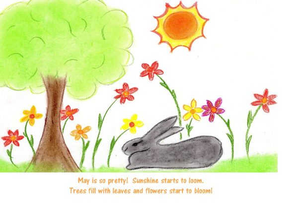 2019 Mini Wall Calendar: Gus, The GIANT Rhyming Rabbit: My First Year! (6.5"x8.5")    FREE SHIPPING IN THE USA! - Image 3